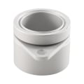 Miniatyrbillede 1 af 5: 2 stk. Flagstangringe Anti-Wrap Flagstang Klips Sving 360° Roterende Flagstang Flagmontering Ringe 1 tomme [HkkK] silver