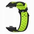 Miniatyrbillede 3 af 4: Til Xiaomi Redmi Watch 4 Dual Color Silikone Urrem Armbånd [HK] Style D Multicolor