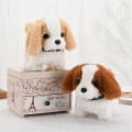 Miniatyrbild 4 av 5: Kawaii Plysch Hund Leksak Kan Gå Barka Nacka Simulering Plysch Elektrisk Valp Utan Batteri Barnleksaker Elektrisk Valp Kan Vifta På Svansen[HK] Bixiong02