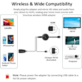 Miniatyrbillede 2 af 5: Trådløs HDMI Display Dongle Adapter, Plug and Play 1080P 4K WiFi Trådløs Display Adapter, Streaming af Video og Lyd til TV/Projektor/Monito[HK]