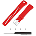 Miniatyrbillede 3 af 4: Blød urrem til Garmin Vivosmart HR+/Approach X10/X40 med installationsværktøj [HK] Other Phone Models Red
