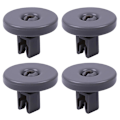 Miniatyrbillede 1 af 3: 4 stk. Opvaskemaskine Reservedele Opvaskemaskine Udskiftningsrulle Opvaskemaskine Rulle[HkkK] Dark Grey 4X4X3cm