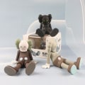 Miniatyrbild 2 av 5: Kaws-modell i tecknad stil, konstleksak, actionfigur, samlarobjekt, modellleksakssamling, present [HK] brown