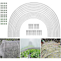 Miniatyrbild 5 av 5: Trädgårdsbågar för Nät, Trädgårdsbågar Växthusram, Växthusram Trädgårdsbågar, DIY Växthusbåge Kit, Polytunnel Stödfram[HK] 30pcs (10pcs)