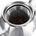 Miniatyrbillede 5 af 5: 2l rustfrit stålkanden med te-si tekande med te-infuser te-sæt te kedel infuser[HK] Silver