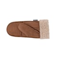 Pikkukuva 4 / 5: 100% Aitoa Naisten Lampaannahkakinttaat Käännettävällä Hihansuulla # 308-100[HK] One Size Chestnut