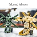 Pikkukuva 2 / 5: Pojat Transformer Lelut Tankki Ajoneuvo Muuntajat Lapset Robot Lapset Syntymäpäivälahja[HK] Desert yellow Helicopter