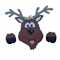 Miniatyrbillede 1 af 3: Julefest Pynt Havehegn Kigger The Grinch Julemand Elg Dekoration[HK] A