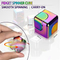 Miniatyrbild 3 av 5: Fidget Cube Leksnurror Snurrande Toppar Skrivbordsleksaker Avslappnande Liten Ångestleksak Färgglad