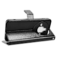 Miniatyrbillede 3 af 5: Til ZTE nubia Focus Pro Etui Crazy Horse Tekstur PU Læder Telefon Wallet Cover[HK] Style A Multicolor