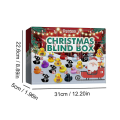Miniatyrbilde 2 av 5: Julekalender med 24 gummianker for gutter, jenter, barn og småbarn, badeleke med gummianker, kreativ julegavedekorasjon, festutstyr, bursdag[HK]