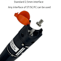 Miniatyrbillede 4 af 5: Fiber Optisk Visuel Fejlfinder 10MW 10KM Fiber Lys Tester VFL Tester Kit[HK]