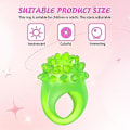 Miniatyrbilde 2 av 5: Tilfeldige Styleluminous Ringer 12 Stykker Gløder I Mørket Ring Fargerik Led Gløder Ring Nyhet Ringer Gummi Bulkete Gele Blinkende Ring Finger Lys Leke