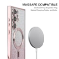 Miniatyrbild 3 av 5: Skal för Samsung Galaxy S25 Ultra TPU-skydd Kompatibelt med MagSafe med Glitterpapper[HK] Silver