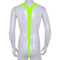 Miniatyrbilde 3 av 5: Fluorescerende Mankini - Elastisk Badedrakt for Menn [HK] One Size Orange