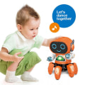 Miniatyrbild 2 av 5: RC Robot Leksaker Elektronisk Gående Intelligent Dans Ljus Musik Bläckfisk[HK] PINK
