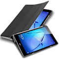 Pikkukuva 1 / 5: MediaPad T3 8 (8.0 tuumaa) Kotelo - erittäin ohut - Suojakotelo ilman herätystoimintoa [HK] MediaPad T3 8 (8.0 inch) SATIN BLACK
