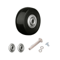 Pikkukuva 5 / 5: Matkalaukun Pyörät Vaihtopyörät Matkalaukun Pyörivät Pyörät Tarvikkeet [HK] PU70mm*27mm