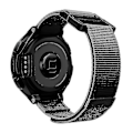 Miniatyrbillede 1 af 5: Til Garmin Forerunner 220/230/235/630/735XT Loop Fastener Urrem 20mm Nylon Udskiftningsrem Black