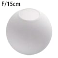 Miniatyrbillede 1 af 5: Mat Hvid Kugle Glas Lampeskærm Udskiftning Rundt Lysdæksel Fix[HK] 15cm