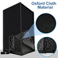 Miniatyrbild 3 av 5: Repskyddande Horisontell Dammtätt Fodral för Xbox Series X Konsol Dammskydd Vertikalt Fodral för Xbox Series X Tillbehör[HK]