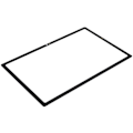 Miniatyrbilde 3 av 5: For Samsung Galaxy Tab A8 10.5 (2021) SM-X200/SM-X205 Erstatningsglass for frontskjerm [HK]
