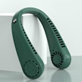 Miniatyrbillede 5 af 5: 2023 Ny Halsventilator Foldbar Personlig Ventilator Fri Bladløs Ventilator Justerbar Bærbar Ventilator med USB-opladning 3 Hastigheder[HK] green