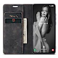 Miniatyrbillede 2 af 5: CASEME 013 Serie Til Samsung Galaxy A55 5G Etui PU Læder Stand View Business Telefon Cover[HK] Style D Multicolor