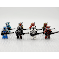Miniatyrbild 1 av 4: Star Wars Custom Heavy Mandalorian Mini Figures Assortment Set 8 st [HK]