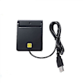 Miniatyrbild 3 av 4: ATM ID-kortläsare USB Smart Card Reader, Svart[HK]