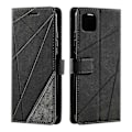 Miniatyrbillede 2 af 5: Etui til Samsung Galaxy A22 5G Læder Magnetisk Folio Cover med Kortholder Kompatibel med Samsung Galaxy A22 5G[HK] Black