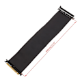 Pikkukuva 1 / 5: Full Speed 3.0 GPU Pystyteline antijam PCI-E x16 3.0 jatkokaapelilla [HK] 40cm