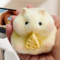 Pikkukuva 2 / 5: Lomakoristeet TPR Pehmeä Kumimainen Kiinteä Hamsterin Puristelu- ja Stressiä Lievittävä Lelu Söpö Lemmikki Hiiri_c24070479[HK] A