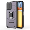 Miniatyrbild 4 av 5: Skal med Stöd och Skjutbart Linsskydd för Xiaomi Redmi 13C/ Poco C65 4G [HK] Purple