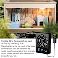 Miniatyrbillede 5 af 5: Smart Køleventilator til Reptil-terrarium med LED-display Stærk Vind Ventilationsventilator Lav Støj Køling Fa[HK]