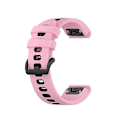 Pikkukuva 1 / 5: Silikoninen kellon ranneke Garmin Approach S62 -kelloon Pink Black