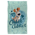 Miniatyrbillede 2 af 5: Kæledyrenes Hemmelige Liv Tæppe, Cuddle Addict Silkeagtig Blød Kastetæppe fsgyde420[HK] 40x30in 76x102cm