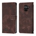 Miniatyrbillede 2 af 5: Læder Etui Til Samsung Galaxy A8+ 2018[HK] Brown