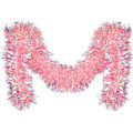 Miniatyrbillede 1 af 5: Heytea Pink Glitter Guirlande til Juletræspynt Bryllup Fødselsdagsfestartikler 5,2 meter [HK]
