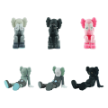 Miniatyrbild 3 av 5: Kaws-modell i tecknad stil, konstleksak, actionfigur, samlarobjekt, modellleksakssamling, present [HK] black