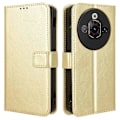 Miniatyrbillede 1 af 5: Til ZTE nubia Focus Pro Etui Crazy Horse Tekstur PU Læder Telefon Wallet Cover[HK] Style C Multicolor