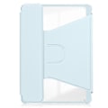 Miniatyrbillede 3 af 5: Til Samsung Galaxy Tab A9+ 360 Graders Rotation Gennemsigtigt Smart Læder Etui med Tastatur[HK] Sky Blue