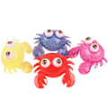Miniatyrbild 1 av 5: Krabba Klämleksak Flexibel Elastisk Antistressboll Färgad Nyp Leksak Lindra Stress Ventilationsleksaker Fidget Squishes Dekompressionsleksak Party Favor[HK] Random Color