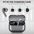 Miniatyrbillede 4 af 4: Kompatibel med Samsung Galaxy Buds3 Pro 【Passer i opladningsetuiet】3 par S/M/L Ultimativ komfort Støjreducerende Memory Foam Ørepropper Udskiftning T[HK]