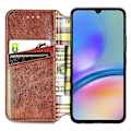 Pikkukuva 2 / 5: Samsung Galaxy A05s 4G Nahkakotelo, kohokuvioitu vinoneliökuvio, lompakkokotelo [HK] Style F Multicolor