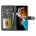 Miniatyrbild 2 av 5: LC.IMEEKE Fodral till Samsung Galaxy S24 Anti-fall Läderplånbok Mobilskal [HK] Black