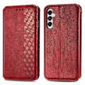 Pikkukuva 1 / 5: Samsung Galaxy A05s 4G Nahkakotelo, kohokuvioitu vinoneliökuvio, lompakkokotelo [HK] Style D Multicolor