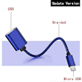 Miniatyrbillede 1 af 5: OTG Adapter Micro USB Kabler OTG USB Kabel Micro USB Til USB For[HK] A05