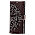 Pikkukuva 4 / 5: Samsung Galaxy S25 Plus -kotelo, kuvioitu toteemi PU-nahkalompakko, seisontatuella varustettu puhelinkotelo [HK] Brown