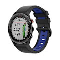 Pikkukuva 2 / 5: Silikoninen kellon ranneke Garmin Approach S62 -kelloon Black Blue